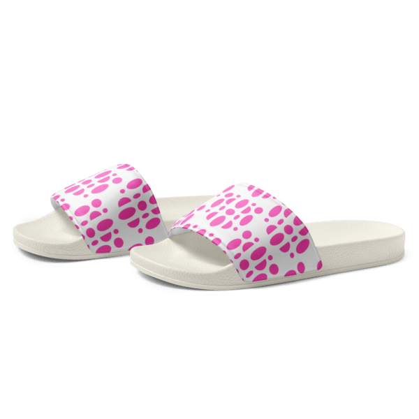 Women's Pink Tortoiseshell Slides - Image 4