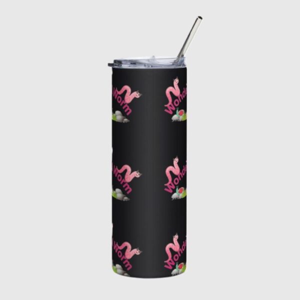 Wonderful Pink Worm Stainless Steel Drinks Tumbler 20oz