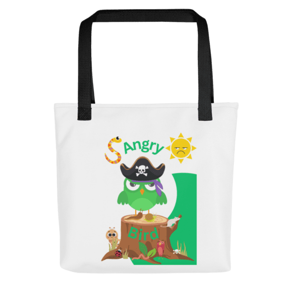 Angry Bird Polyester Tote Bag