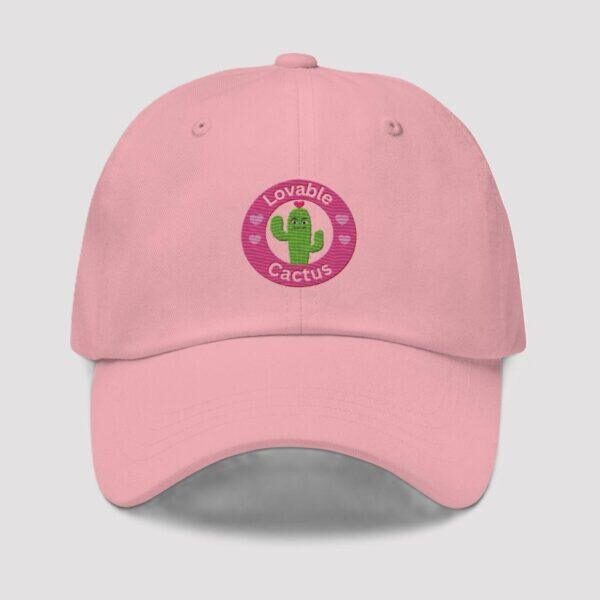 lovable-cactus-pink-classic-dad-hat