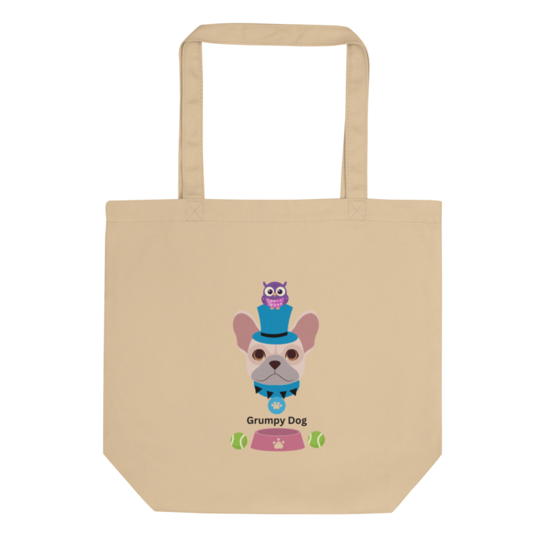 organic-cotton-grumpy-dog-eco-tote-bag