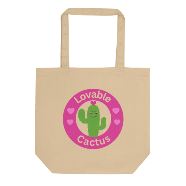 Lovable Cactus Eco Tote Bag