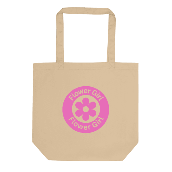 Pink Flower Girl Eco Tote Bag