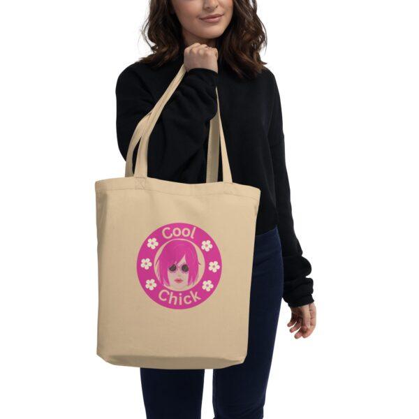 pink-cool-chick-oyster-eco-tote-bag