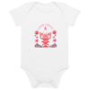 white-lovely-lobster-organic-cotton-baby-bodysuit