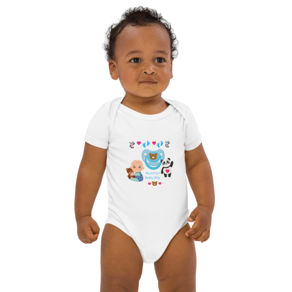 Organic Cotton Mummy's Baby Boy Baby Bodysuit