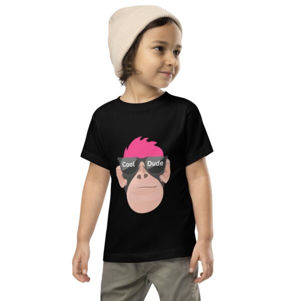 Cool Dude Toddler T-Shirt - black