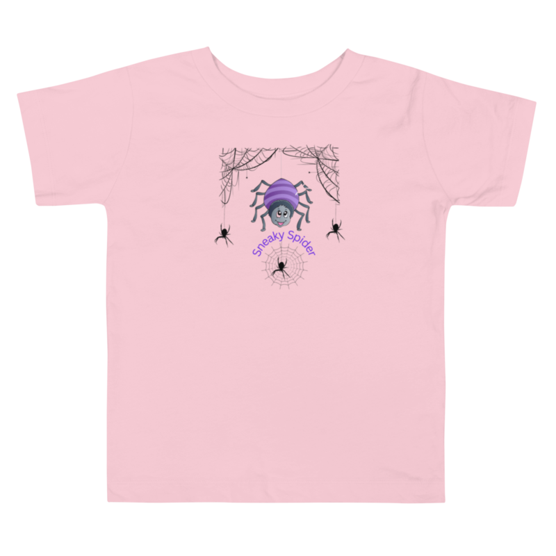 This Scary Spider Toddlers T-Shirt Is Perfect For Your Active Little One, Thanks To Its Lightweight Cotton Material and Relaxed Fit. It also has a fashionable and chic Angry Bird Front Print Design, so your little one can look cool when they’re with their friends. Free UK Shipping. Estimated UK Delivery 6-8 days toddler-sneaky-spider-pink-t-shirt