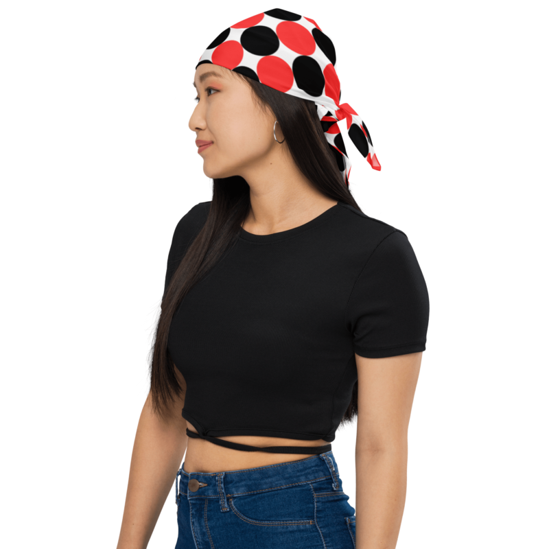 square-polyester-single-sided-red-and-black-spotted-bandana