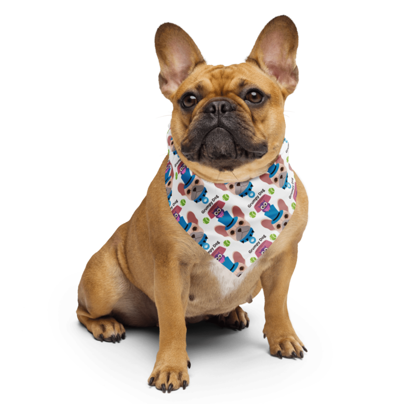 square-polyester-single-sided-grumpy-dog-bandana