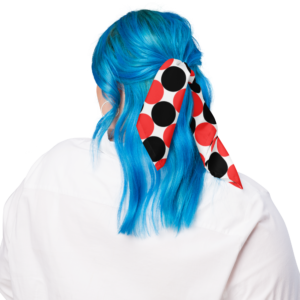 all-over-print-bandana-white-s-front-red-and-black-spotted