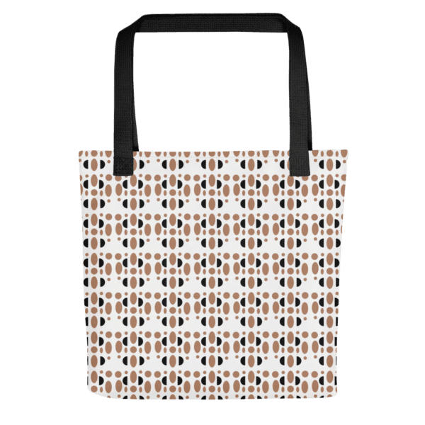 Brown Tortoiseshell Polyester Tote Bag