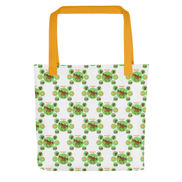 Neigh! Polyester Tote bag