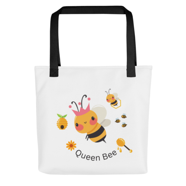 Queen Bee Polyester Tote Bag