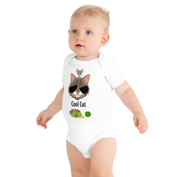 Cool Cat Baby Bodysuit