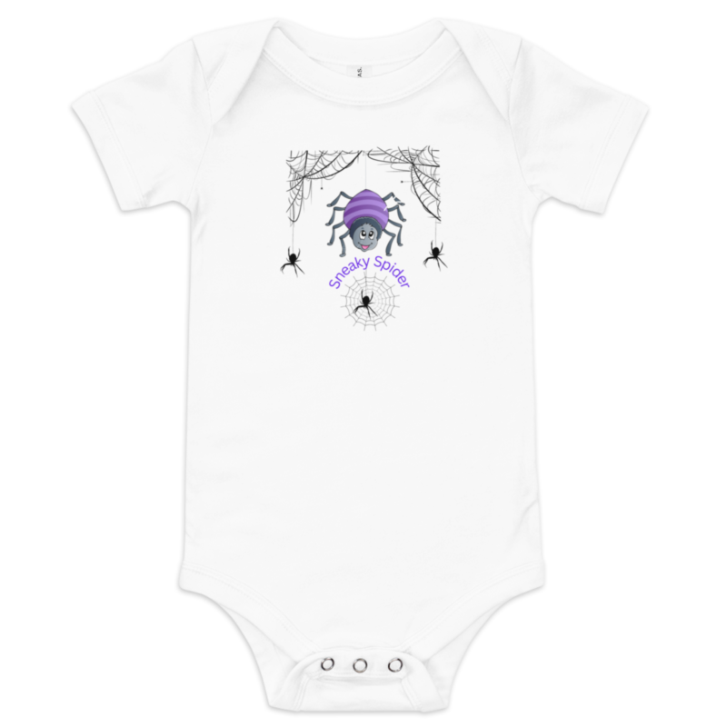 sneaky-spider-baby-bodysuit