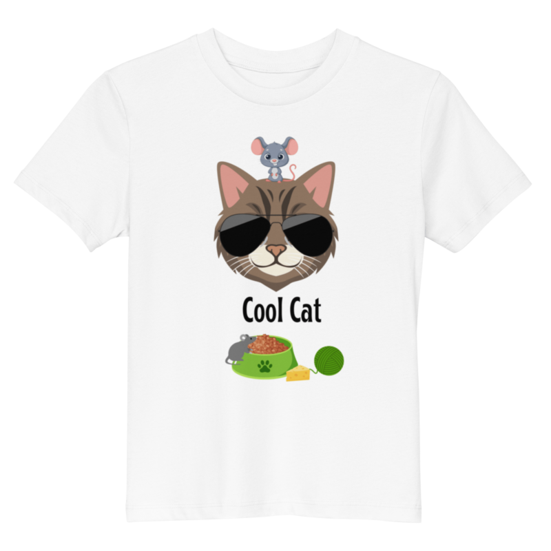 cool-cat-organic-cotton-childrens-t-shirt