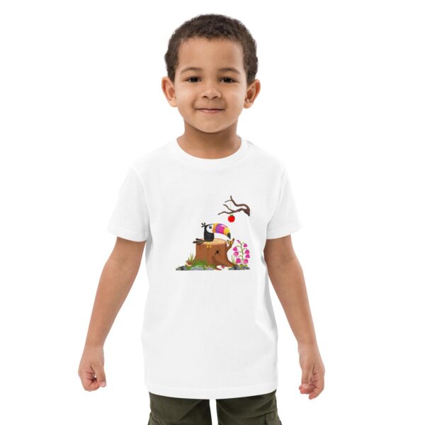 timid-toucan-childrens-eco-t-shirt