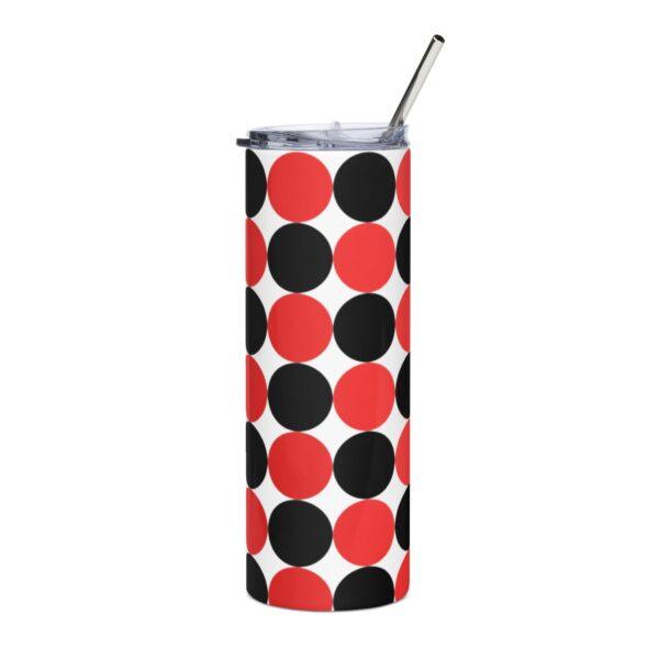 red-and-black-spotted-20oz-white-drinks-tumbler