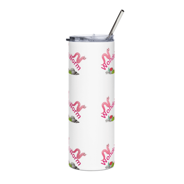 Wonderful Pink Worm Stainless Steel Drinks Tumbler 20oz