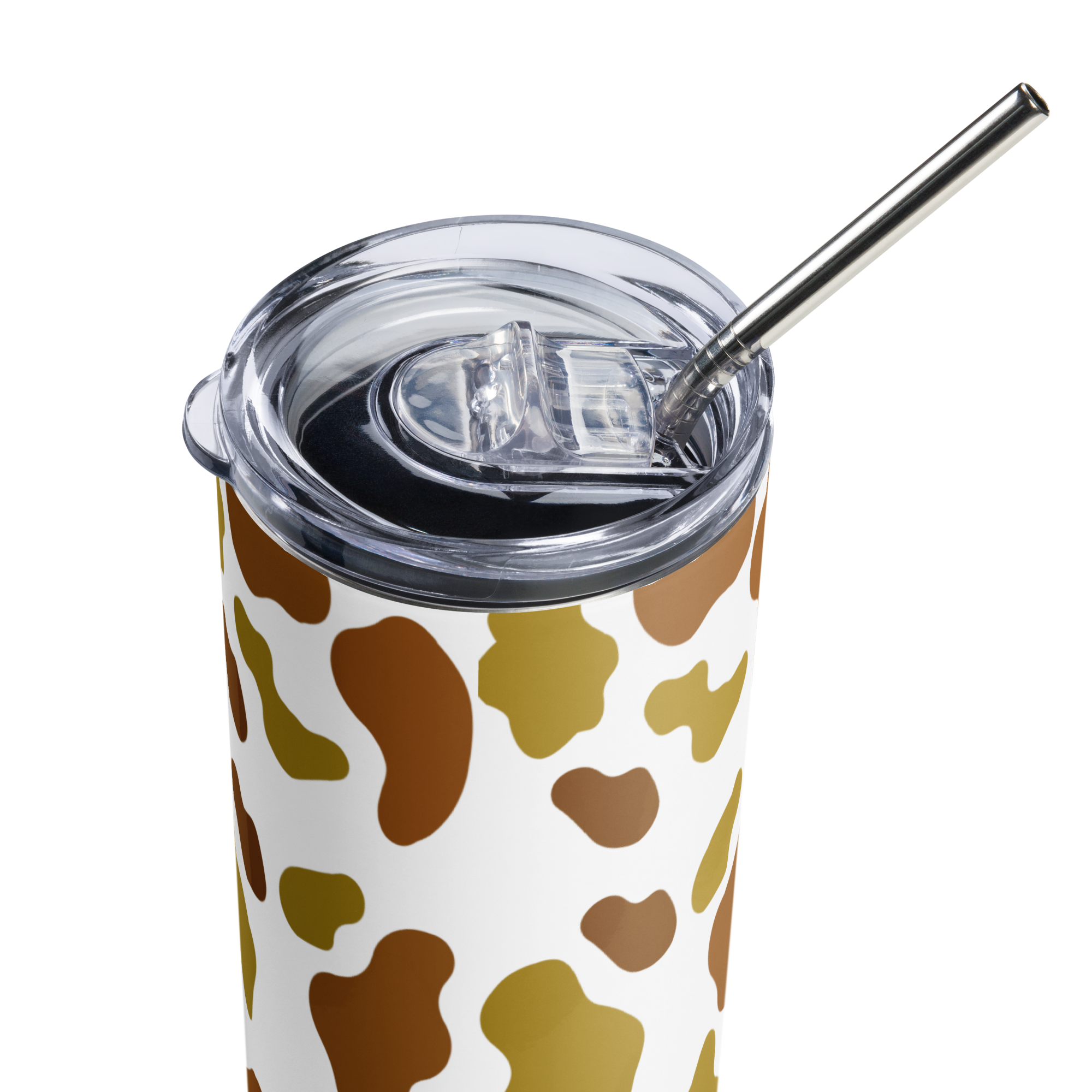 brown-animal-print-drinks-tumbler