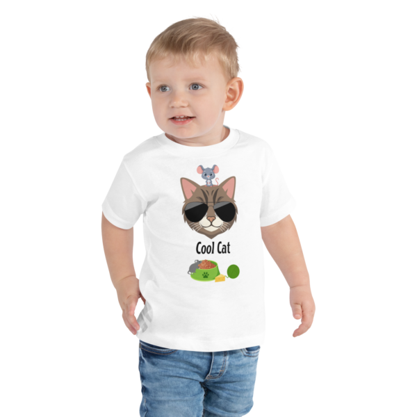 Cool Cat Toddlers T-Shirt