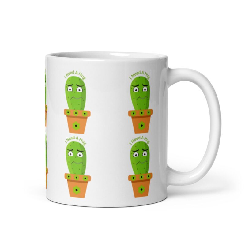 I Need A Hug Cactus 11oz Ceramic Mug