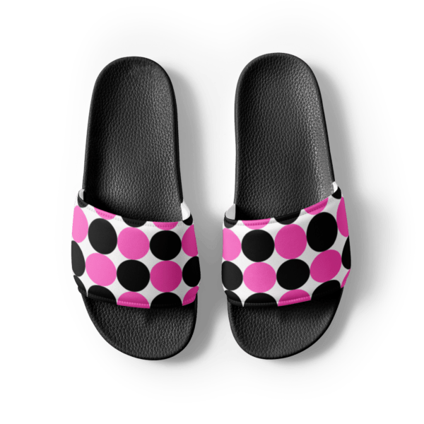 pink-and-black-spotted-womens-slides