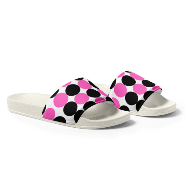 pink-and-black-spotted-womens-slides