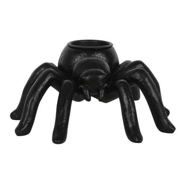 Black Resin Spider Tealight Holder - Image 2