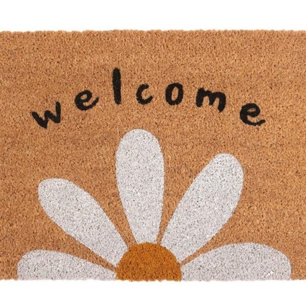 Daisy Welcome Coir Doormat - Image 2