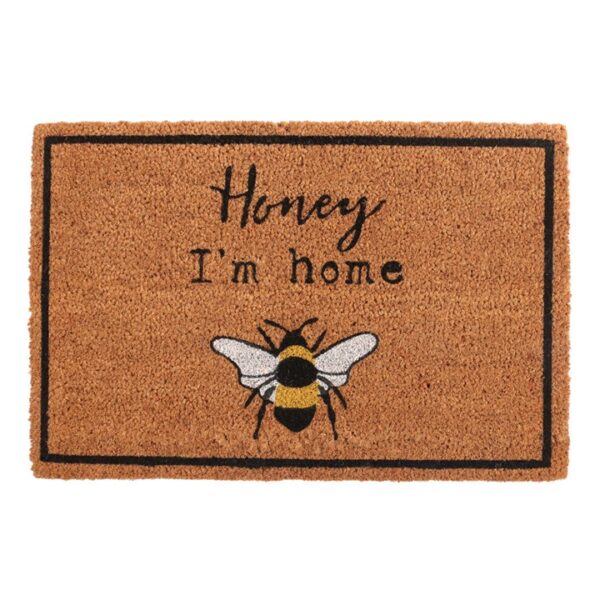 Honey I’m Home Bee Coir Doormat