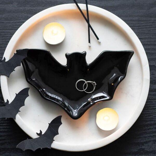 Black Bat Trinket Dish - Image 4