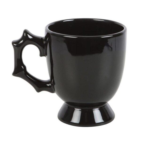 Black Spider Ceramic Teacup 400ml - Image 3