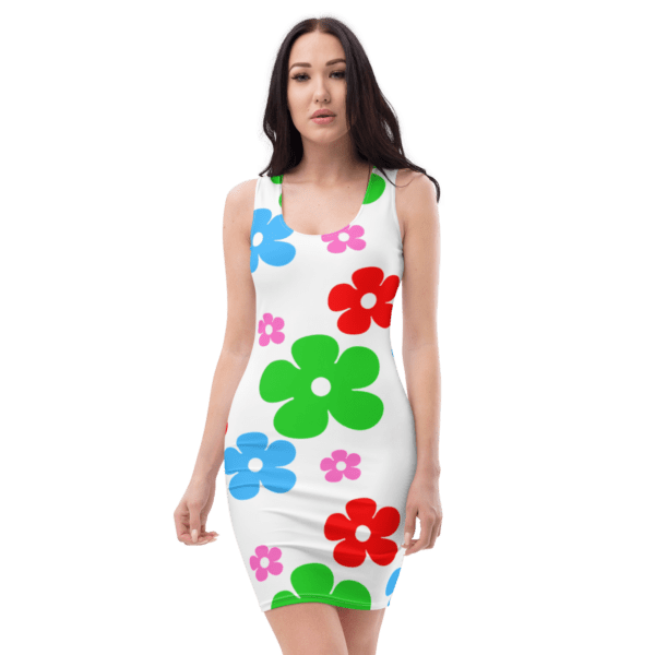 Women's Flower Bodycon dress