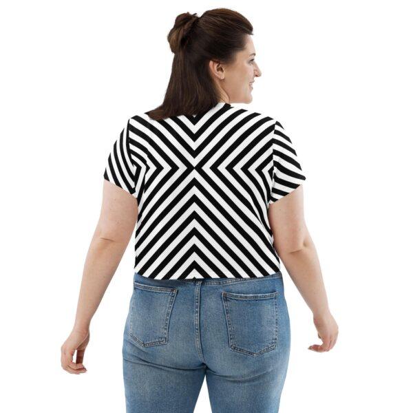 Women's Zebra Style Crop Top - Image 4