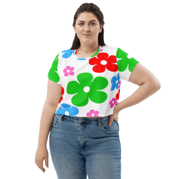 Women's Flower Crop Top