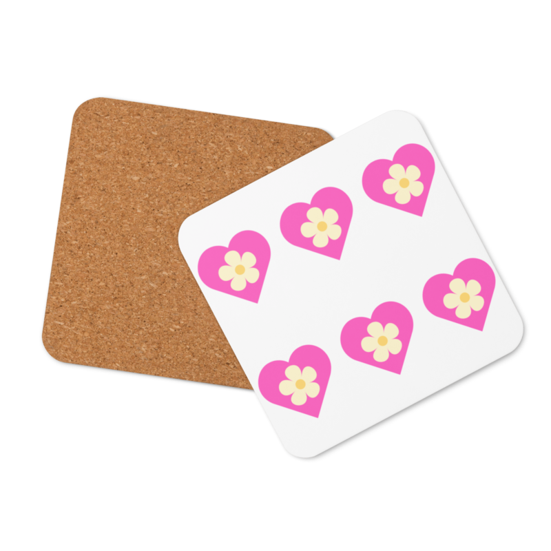 flower-pink-heart-drinks-coaster