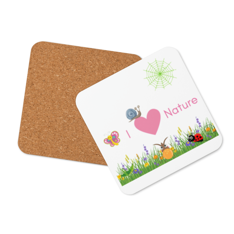 i-love-nature-cork-back-drinks-coaster