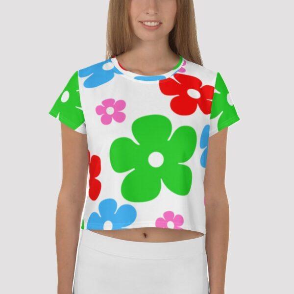 Women's Flower Crop Top