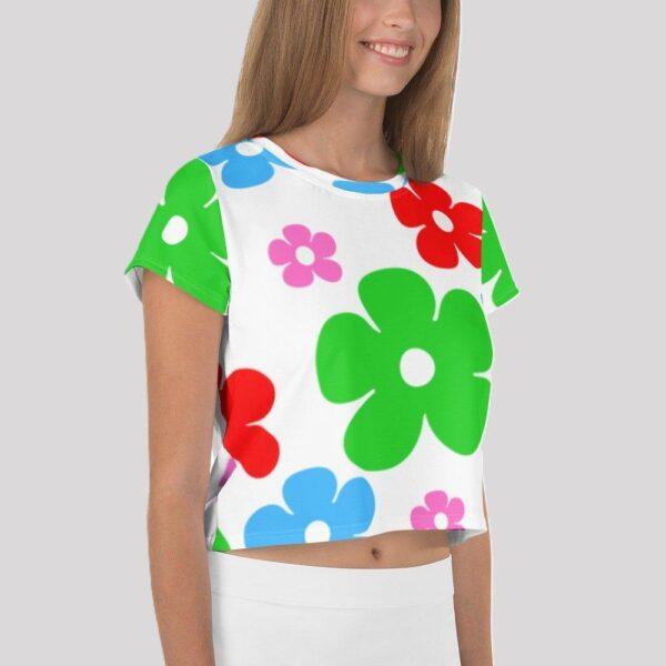 Women's Flower Crop Top