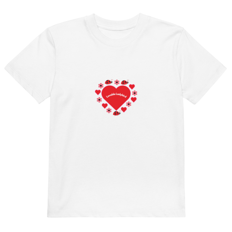 lovable-red-heart-organic-cotton-childrens-t-shirt