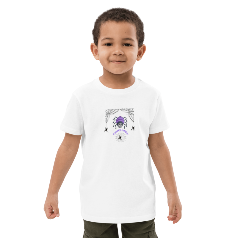 sneaky-spider-organic-cotton-childrens-t-shirt