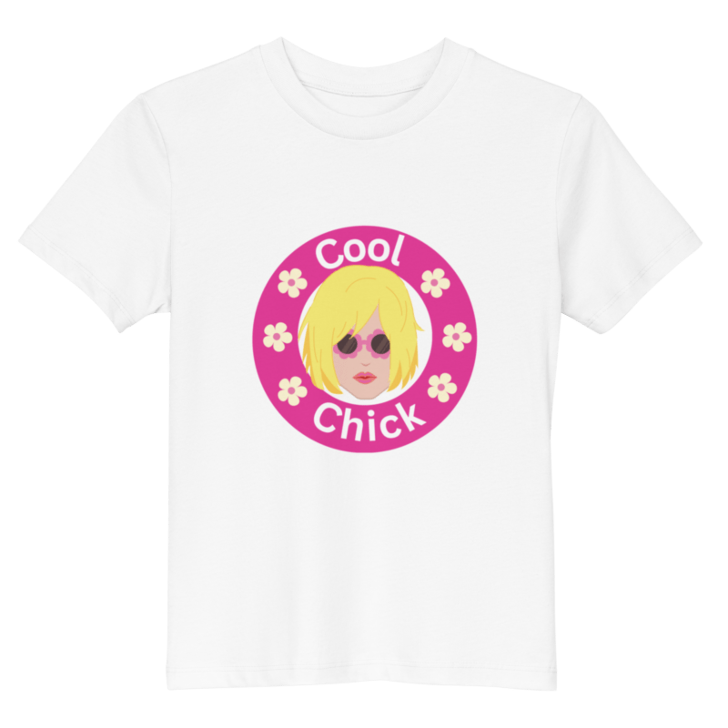 Organic Cotton Yellow Cool Chick Children's T-shirt