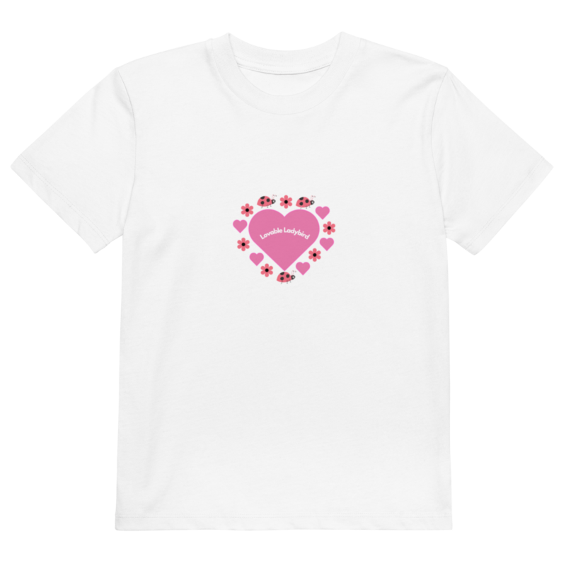 lovable-ladybird-pink-heart-organic-cotton-childrens-t-shirt