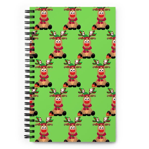 Spiral Reindeer Notebook