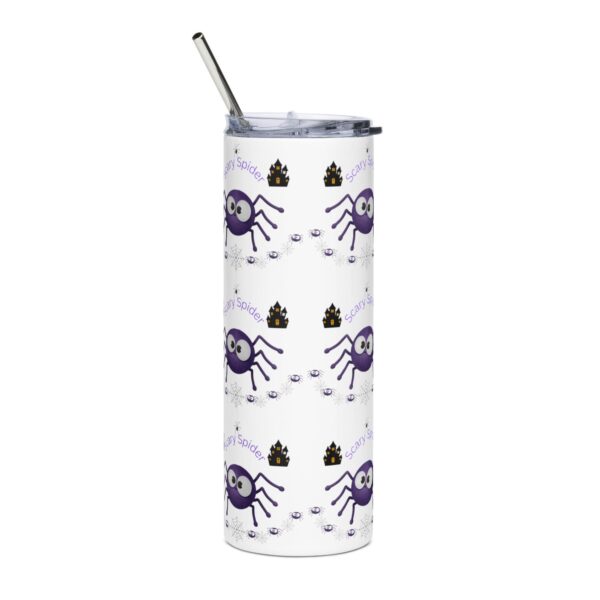 Scary Spiders Stainless Steel Drinks Tumbler 20oz - Image 2