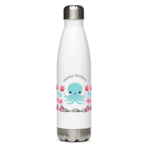 Honest Octopus Stainless Steel Water Bottle 17oz