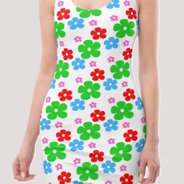 Women's Flower Bodycon dress