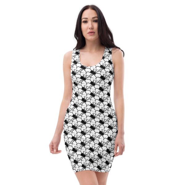 Women's Spider Bodycon Dress - Image 2